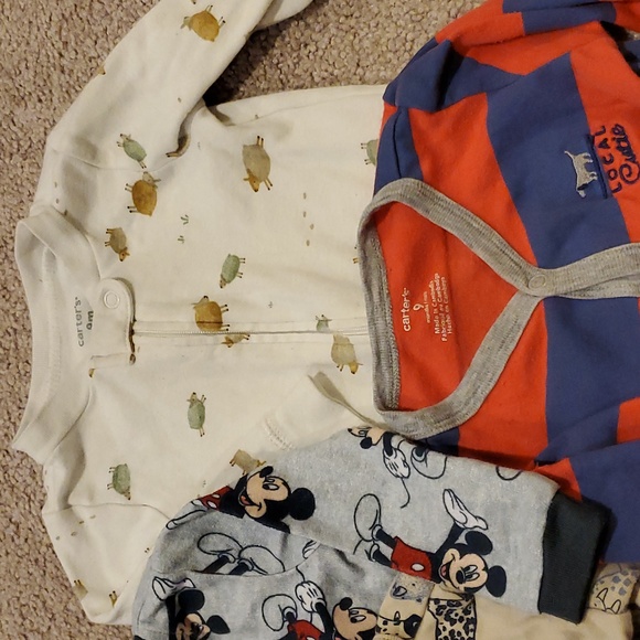 Carter's Baby Onesies - Mickey Mouse & Animal Print - Picture 3 of 4